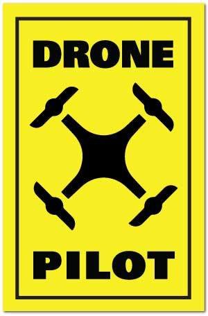 Reflective Patch: DRONE PILOT