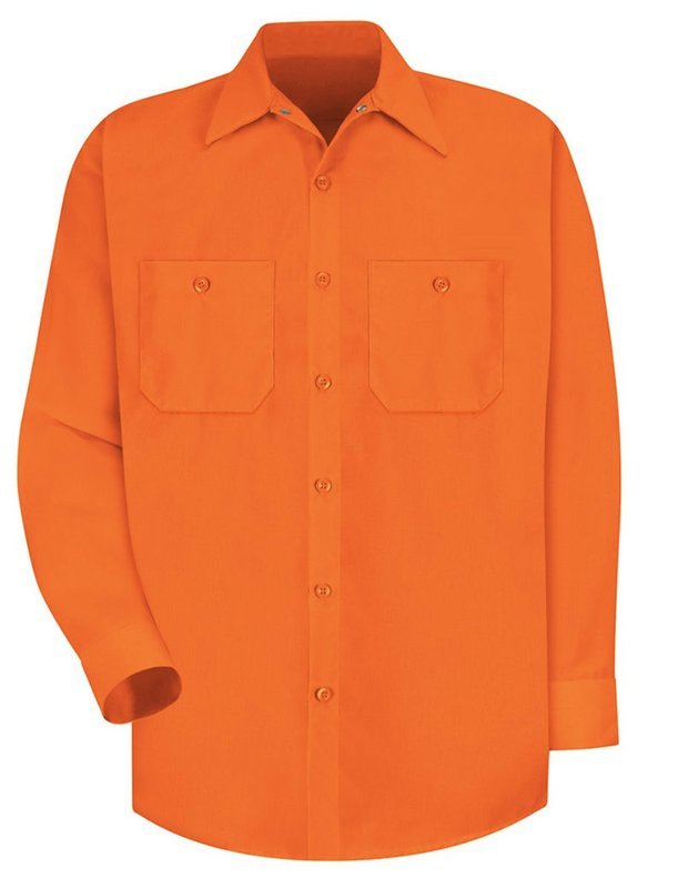 Red Kap® Uniform Long Sleeve Shirt (High Visibility)