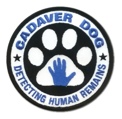 Embroidered Patch: CADAVER DOG