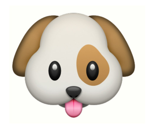Magnet: Dog Emoji