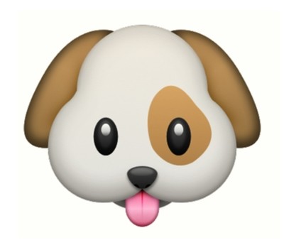 Magnet: Dog Emoji