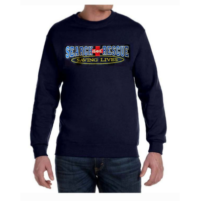 Crewneck Sweatshirt: Search &amp; Rescue Saving Lives