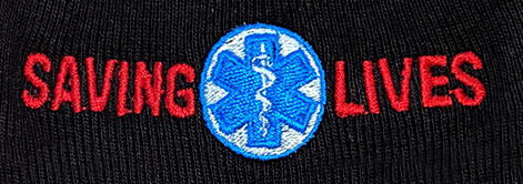 Mock Turtleneck Long Sleeve (Dri-Wear): EMS Saving Lives