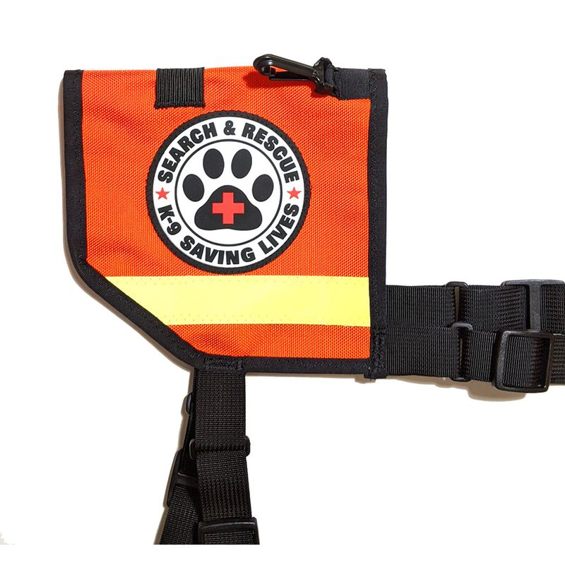 Mini K-9 Vest with Reflective Accents &amp; SAR K-9 PVC Patches