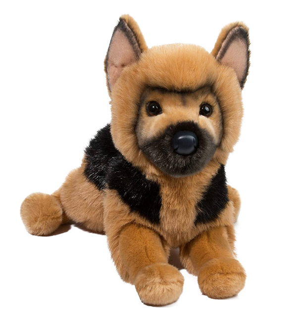 Plush Search Dog: German Shepherd 14"