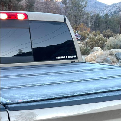 Window Decal (Reflective Die Cut): SEARCH &amp; RESCUE