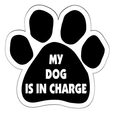 Pet Magnet: MY DOG IS IN CHARGE