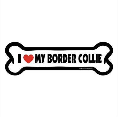 Bone Magnet: I Love My Border Collie