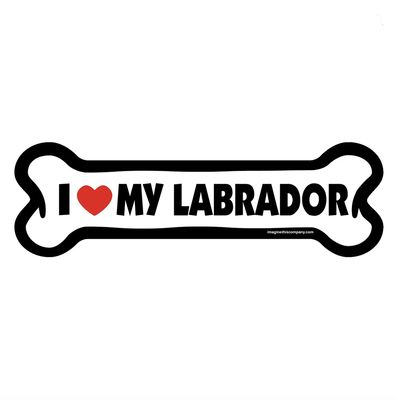 Bone Magnet: I Love My Labrador
