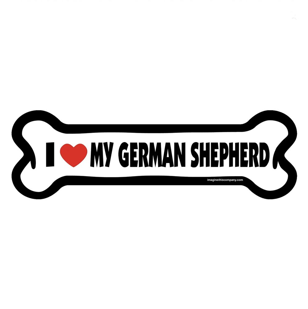 Bone Magnet: I Love My German Shepherd