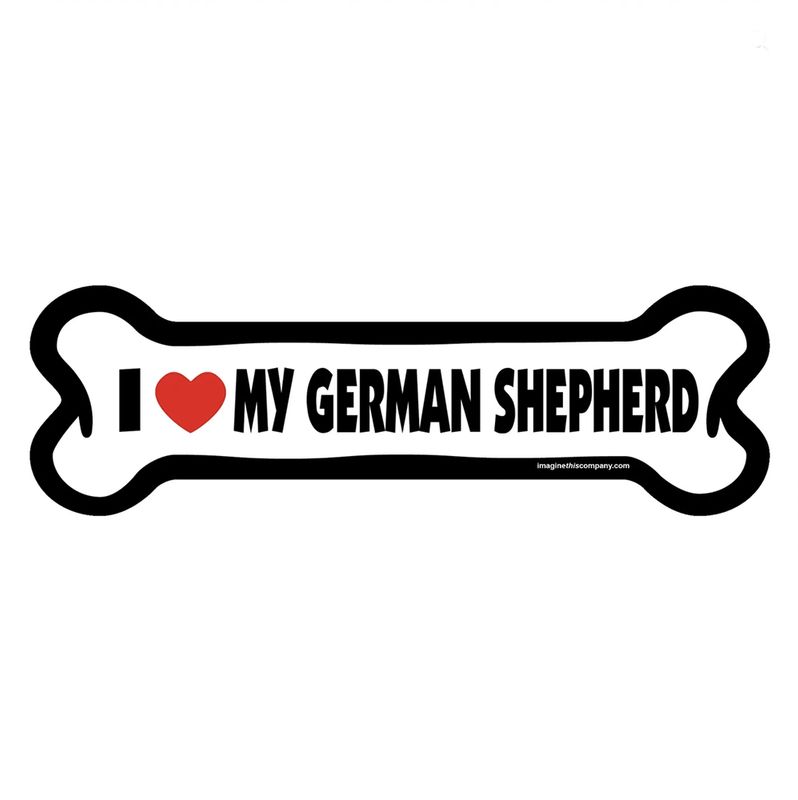 Bone Magnet: I Love My German Shepherd