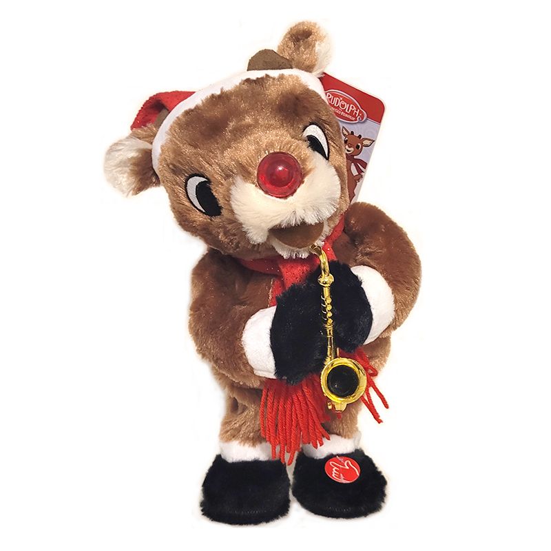 Rudolph the Red-Nosed Reindeer® Animated Plush Plays the Sax