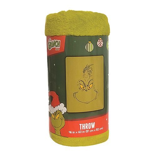 Grinch Throw Blanket