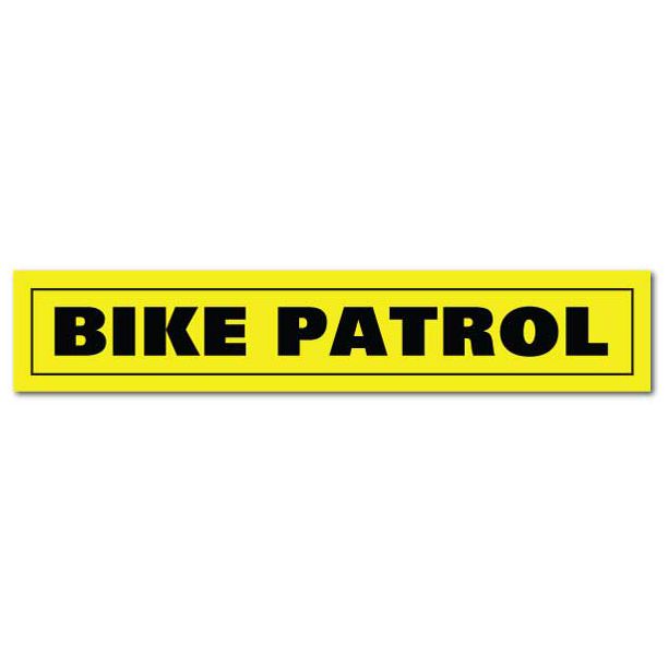 Reflective Patch: BIKE PATROL
