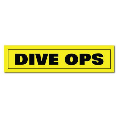 Reflective Patch: DIVE OPS