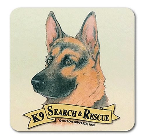 Coaster: SAR K-9 GSD