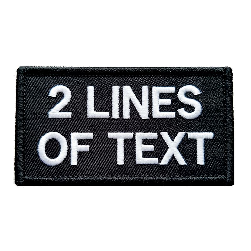 Custom: Name Patch - 2 Lines of Embroidery