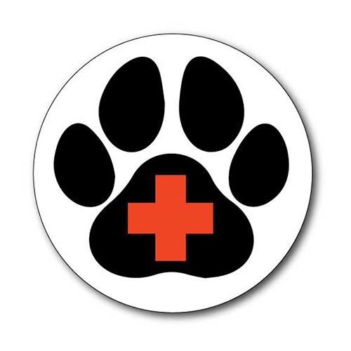 Sticker: Paw Cross