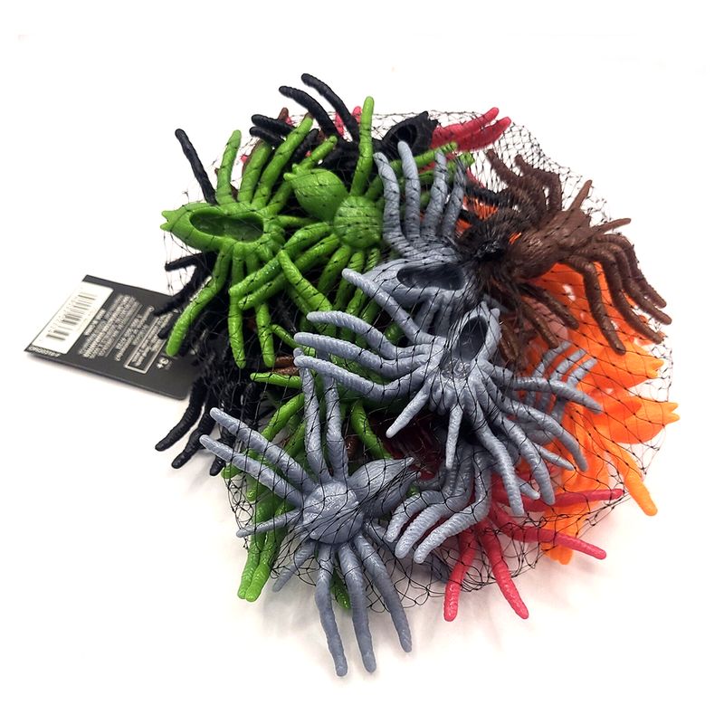 Mini Rubber Spiders - Bag of 24