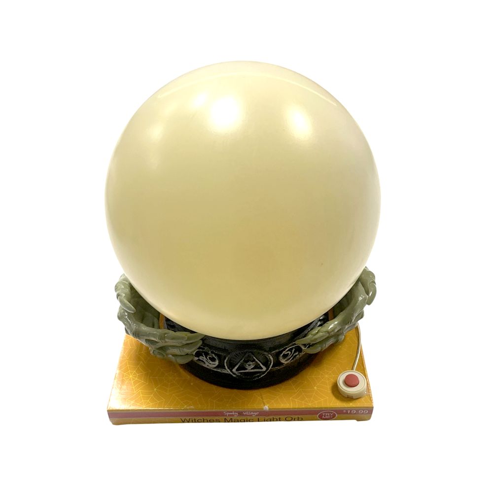 Spooky Village™ Witches Magic Light Orb
