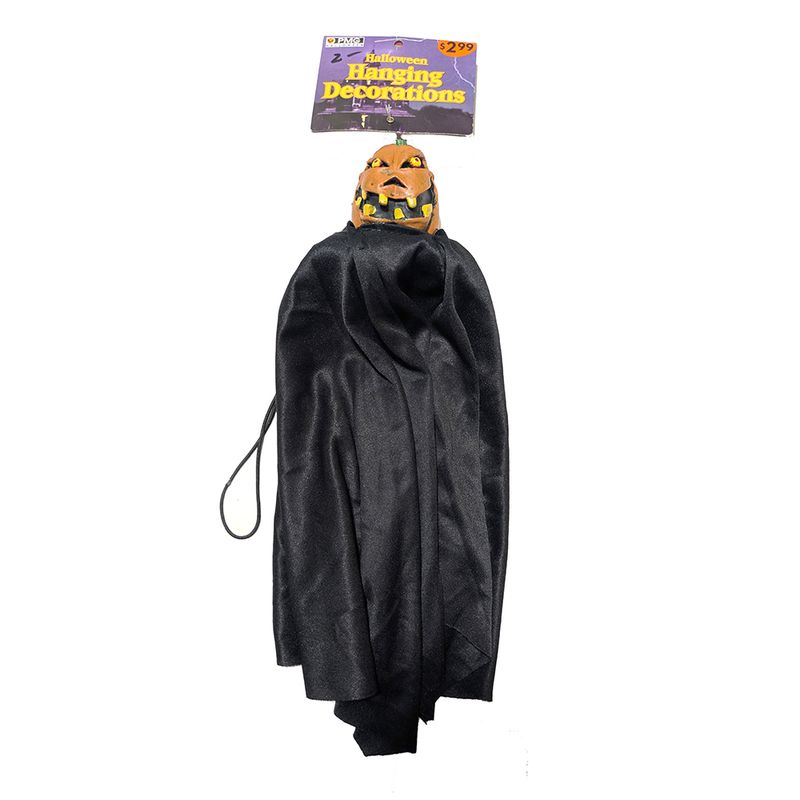 Halloween Hanging Decoration: Pumpkin Head Ghoul