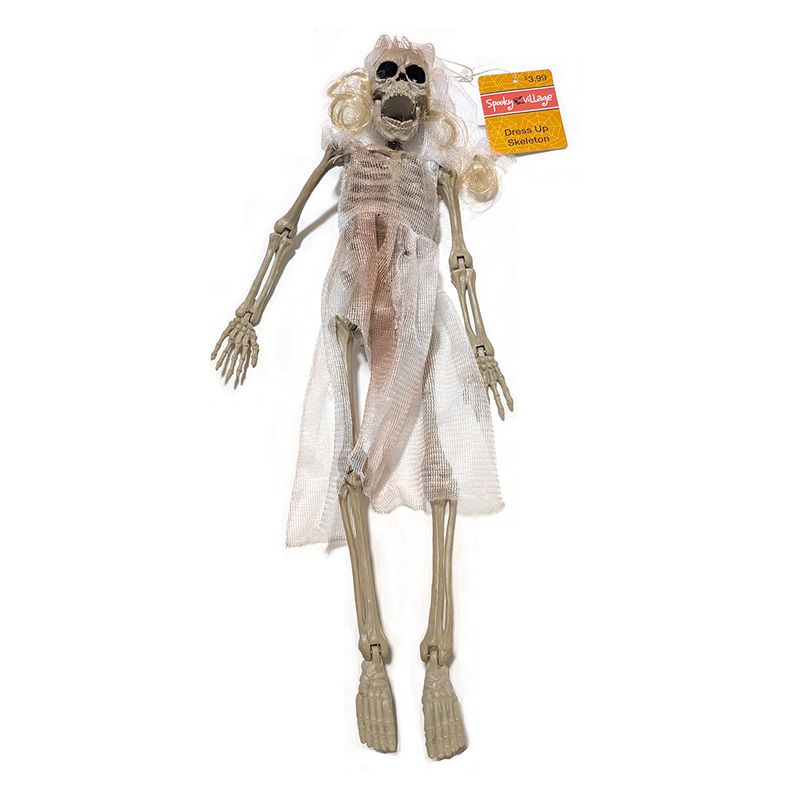 Spooky Time™ Dress Up Skeleton: Bride