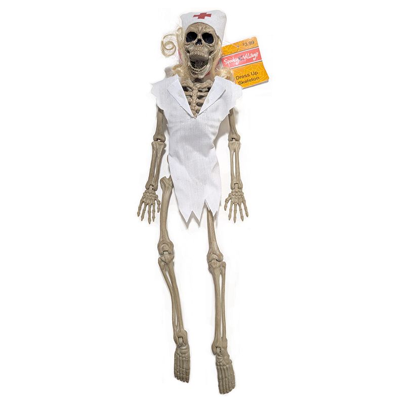 Spooky Time™ Dress Up Skeleton: Nurse