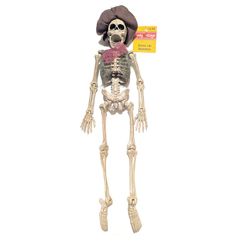 Spooky Time™ Dress Up Skeleton: Cowboy
