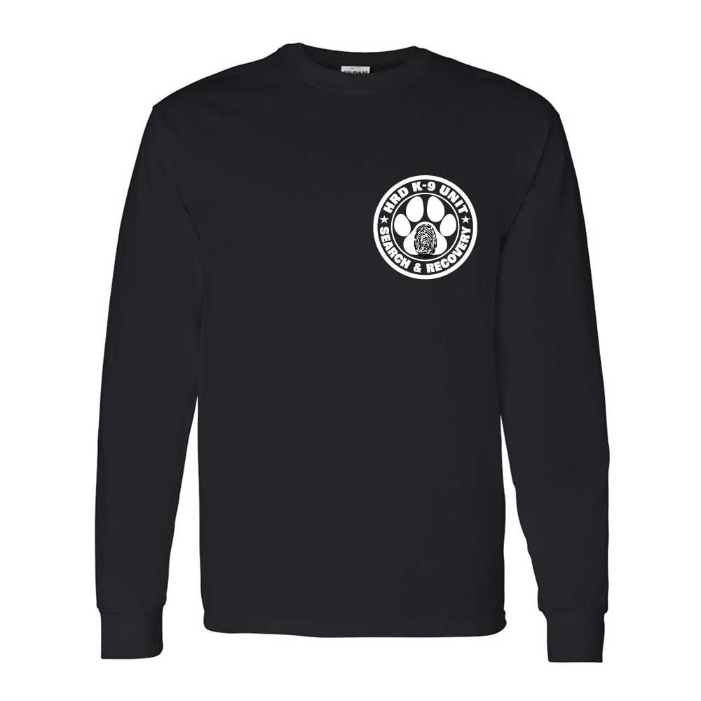 Long Sleeve T-Shirt: HRD K-9 UNIT