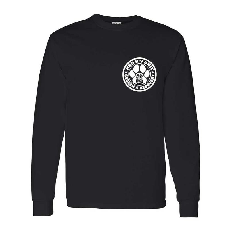 Long Sleeve T-Shirt: HRD K-9 UNIT