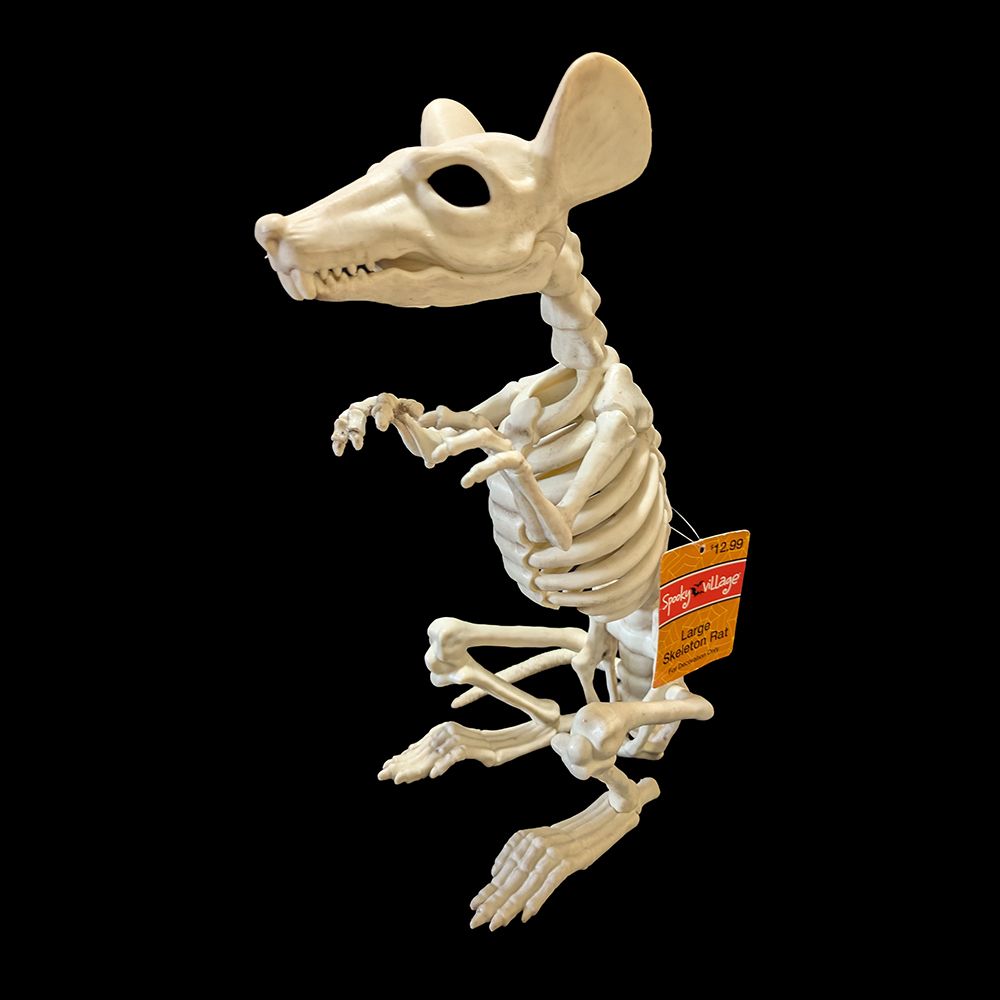 Spooky Village™ Large Skeleton Rat