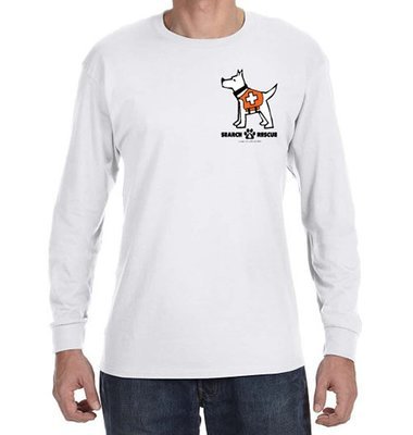 Long Sleeve T-Shirt: Man's Best Friend