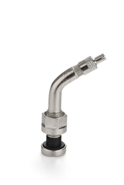 Nickel plated valve with 83° angle
