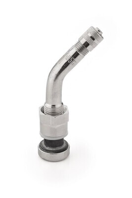 Nickel plated valve with 45° angle