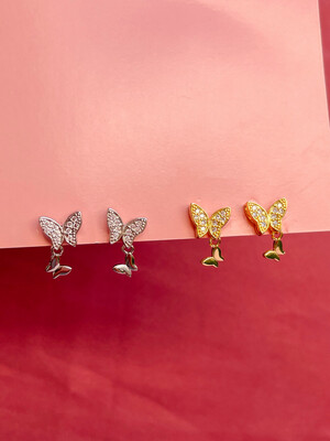 Aretes de Mariposa