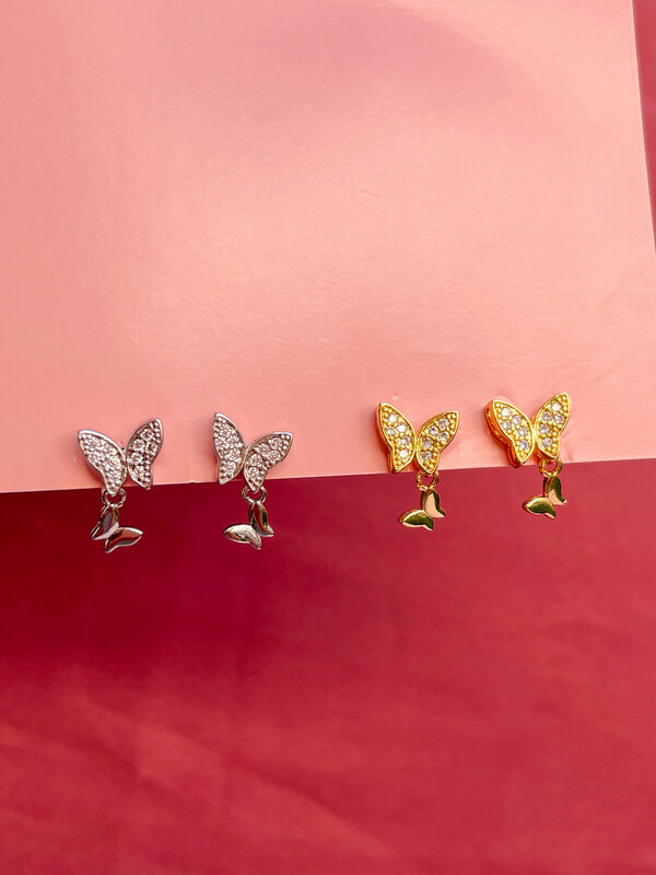 Aretes de Mariposa