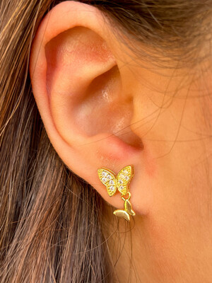 Aretes de Mariposa
