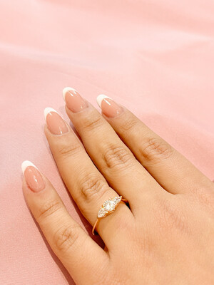 Anillo de Tres Circonias