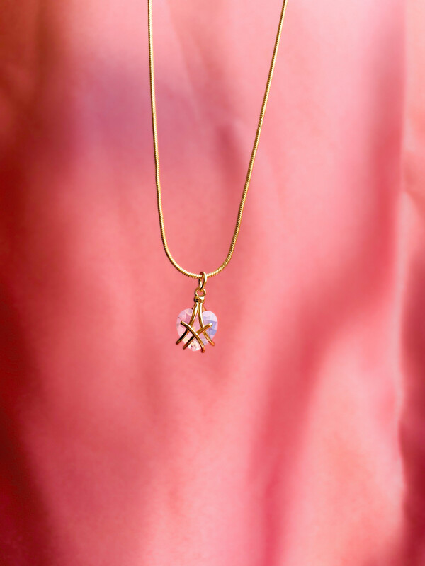 Collar de Corazón Barbie