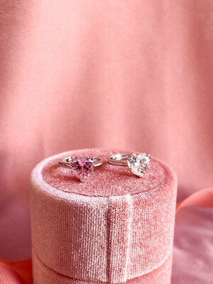 Anillos de Circonia de Corazón