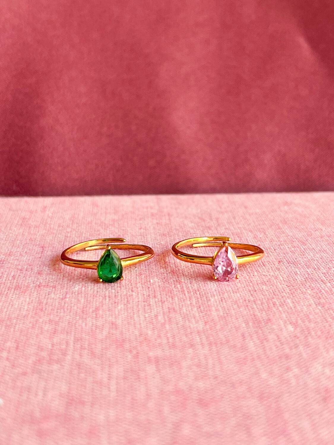 Anillo de Circonia de Gota