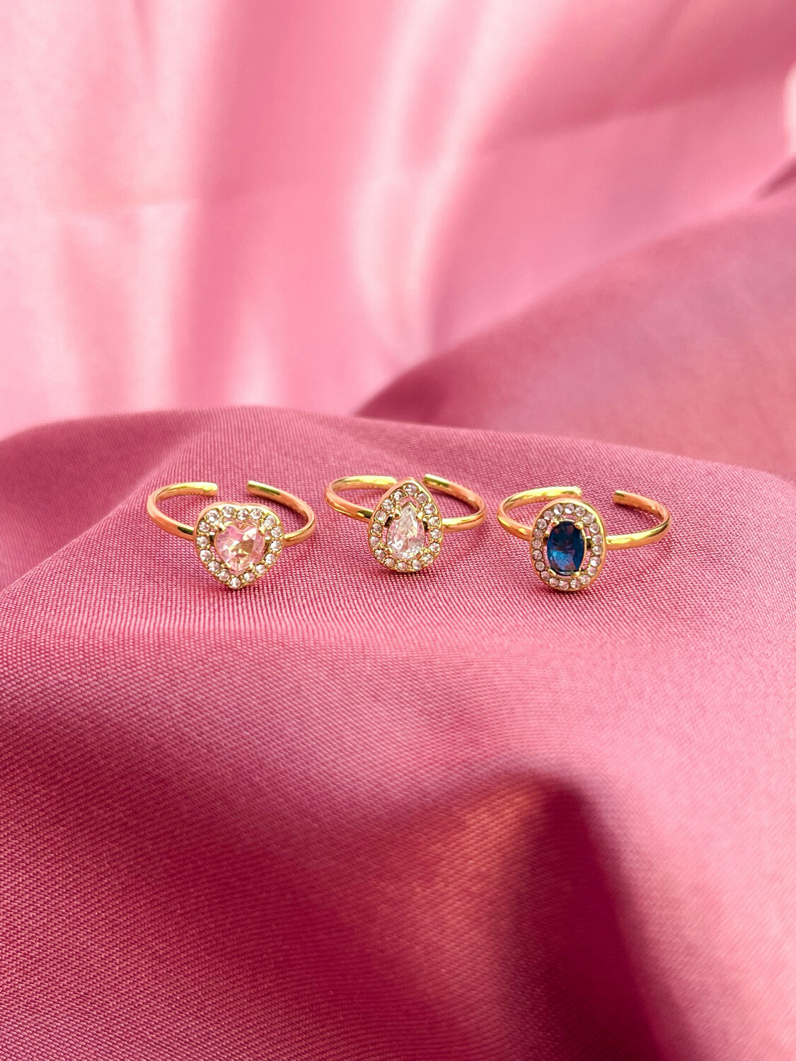 Anillo Halo de Circonias