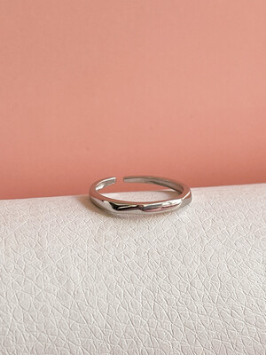Anillo Plateado Para Hombre