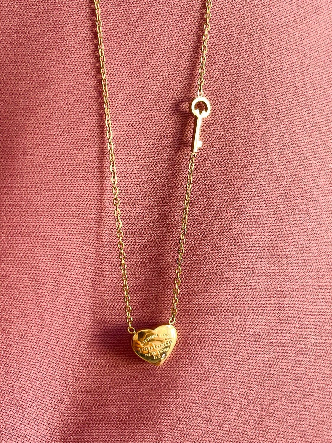 Collar de Llave y Corazón