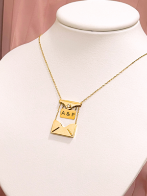 Collar de Sobre con Cartita Personalizada