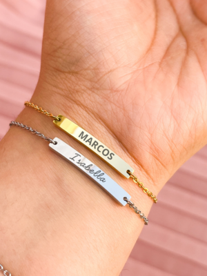 Pulseras Personalizadas Delgadas