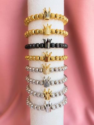 Pulsera de Corona de Acero inoxidable