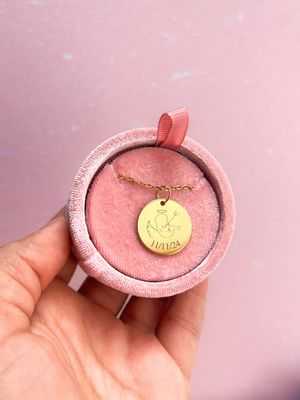 Medalla Redonda Personalizada (Collar o llavero)