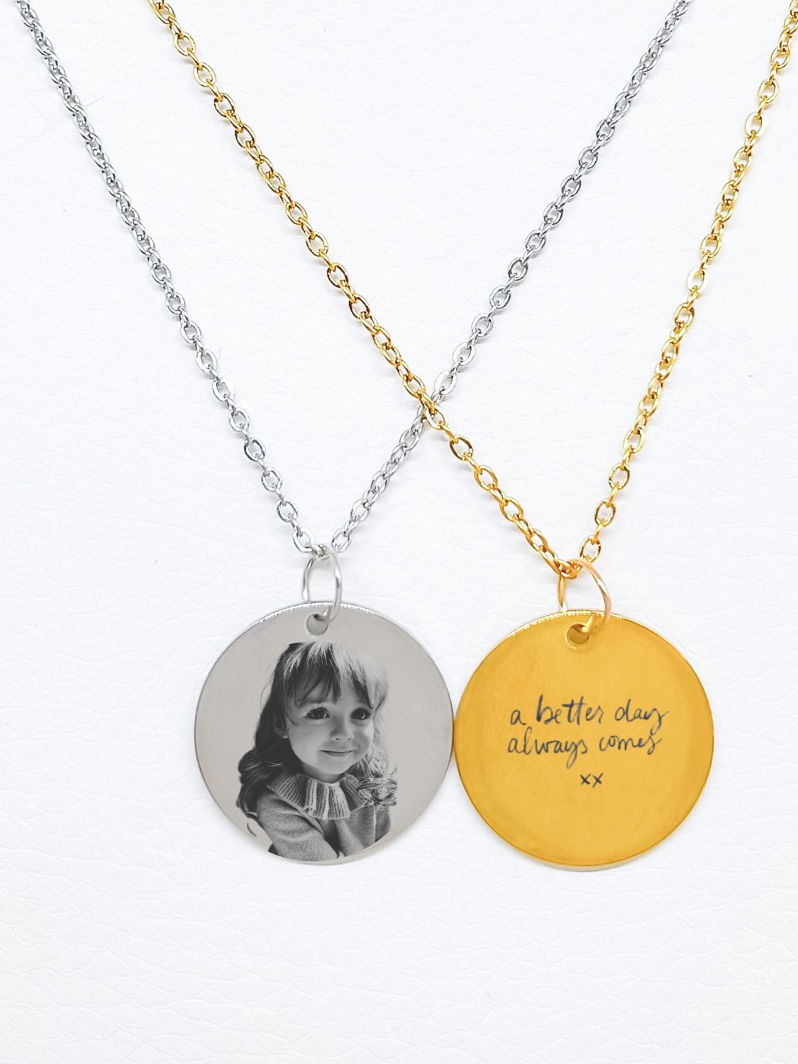 Medalla Redonda Personalizada (Collar o llavero)
