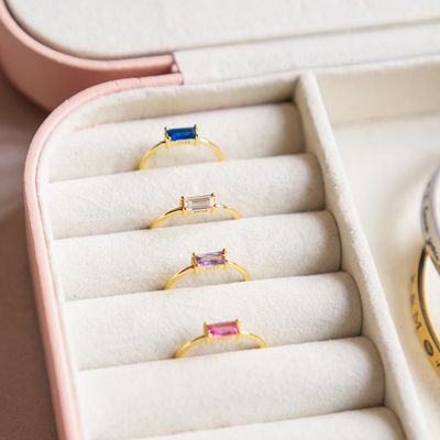Anillo de Circonia Cuadrada